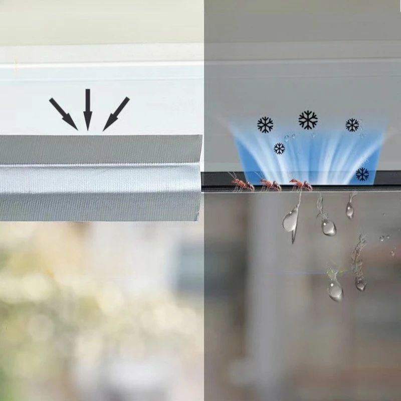 1 لفة نافذة شريط مقاوم للرياح لختم النافذة، ولزوجة عالية ولا ترك أي شريط لختم الفجوة الباردة والماء