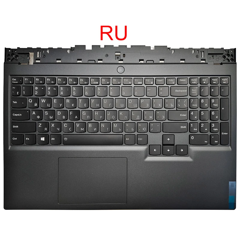 For lenovo Legion 5-15 5-15ITH6H 5-15ITH6 5-15ACH6H Laptop Palmrest Upper Cover Case with Backlit Keyboard Touchpad RU/US/UK/SP