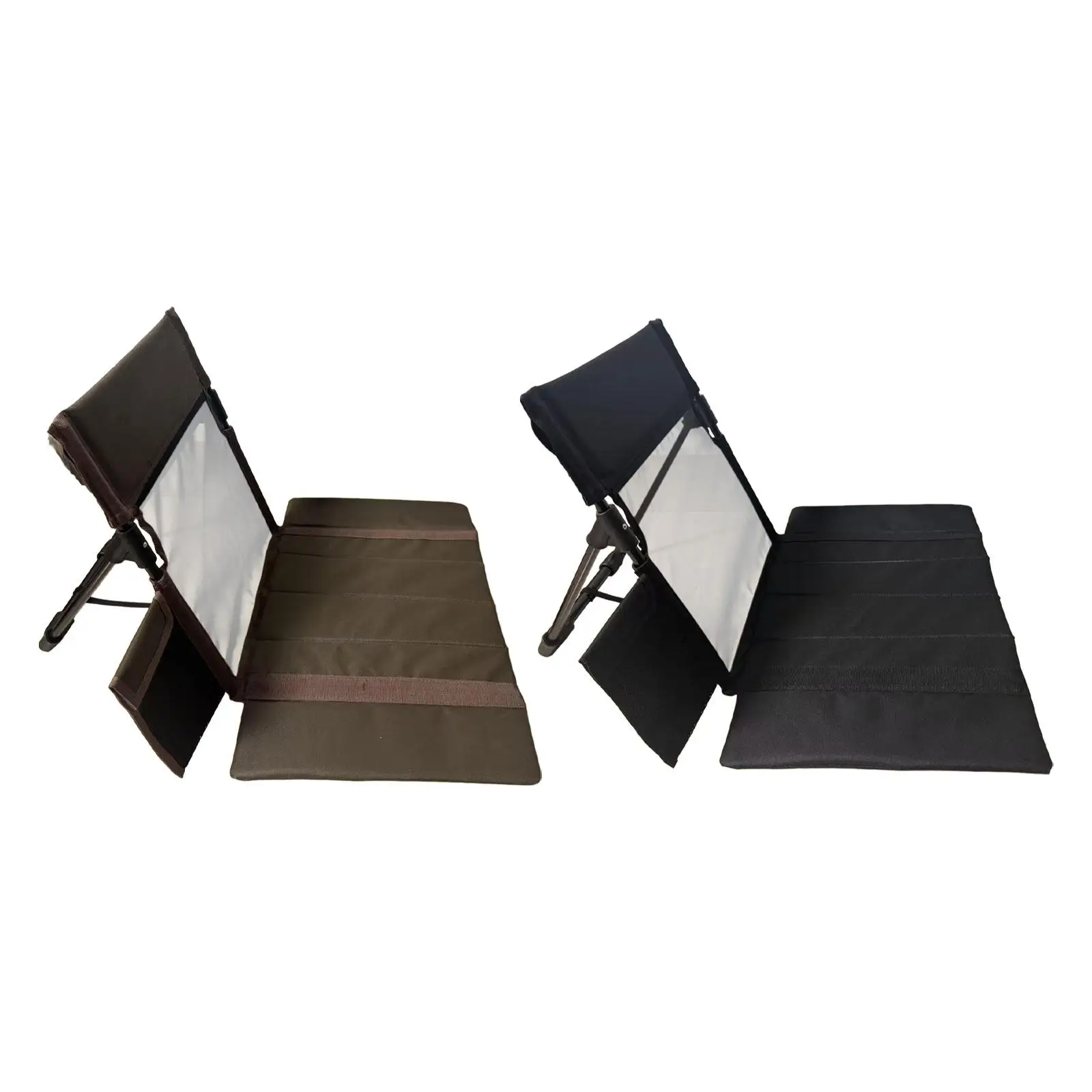 

Folding Beach Chair with Back Support Comfortable Portable Stadium Seat for Picnic Barbecues Swimming Pool Trips Sporting Event