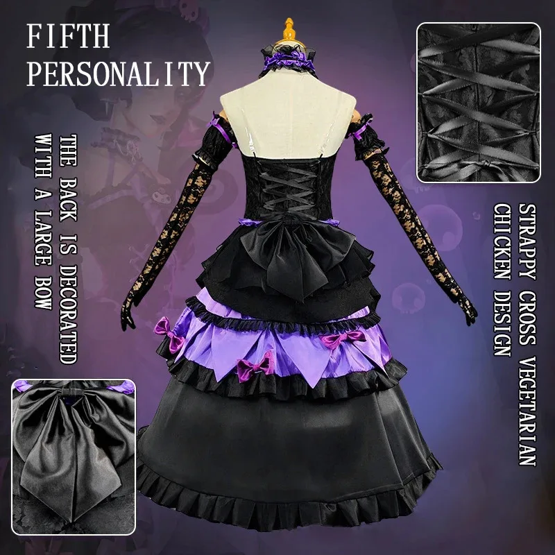 CyBloody Queen Mary Cosplay Game Identity Bloody Queen أزياء تنكرية للحفلات زي لوليتا فستان كرنفال أنيمي لعب الأدوار