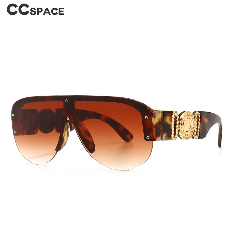 46659 Oversized Luxury Sunglasses Fashion Men Women Goggle Shades UV400 Vintage Glasses