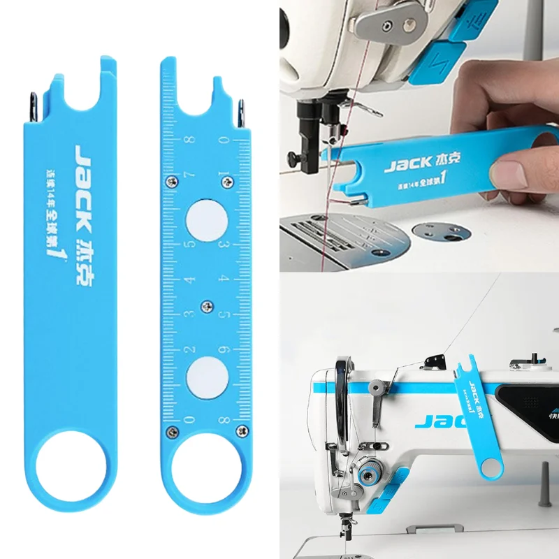 Anti-Pick-Einfädelgerät mit Skala, Ein-Sekunden-Einfädelfunktion, Nähzubehör, magnetischer automatischer Nadeleinfädler