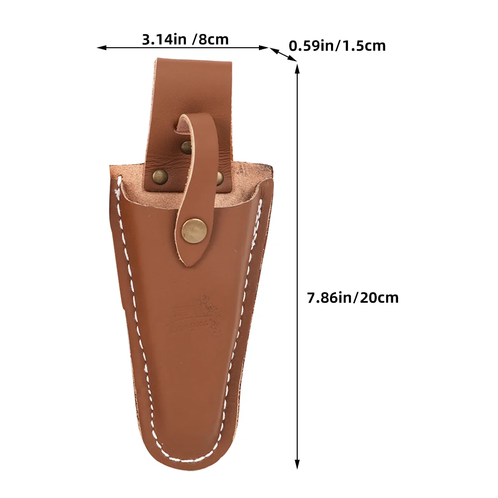 Tijeras de podar de piel de vaca, funda protectora de 2 piezas, alicates, cubierta protectora para ramas