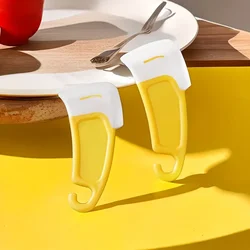 2PCS kitchen cleaning soft scraper to remove grease from pan bottom, pan pan and stove top scraper soft head clean soft silicone