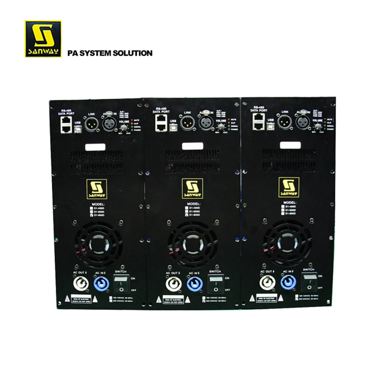 OEM D1-650D Sanway 700W DSP Class d Power Amplifier Module for Active Speaker