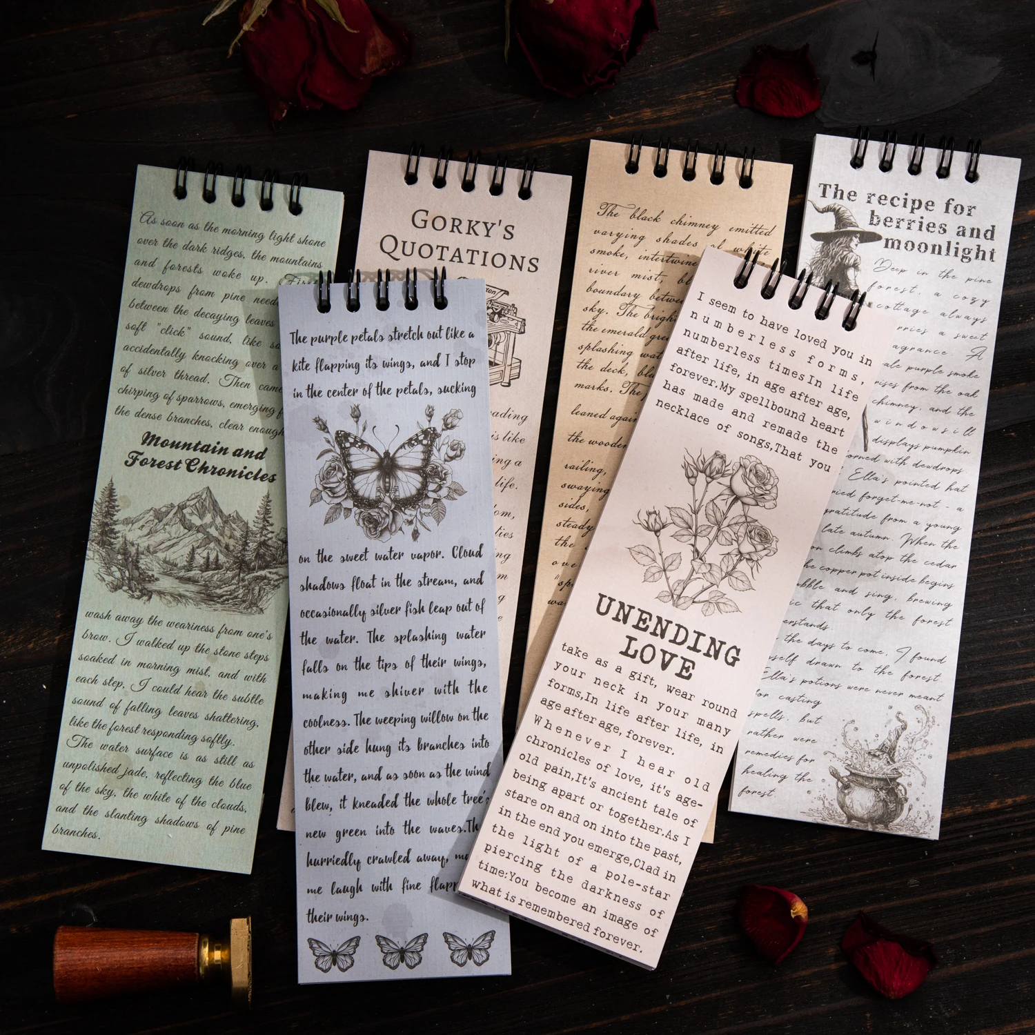 

Story Essay Series Vintage English Text Landscape Material Paper Creative DIY Junk Journal Collage Scrapbooking Stationery