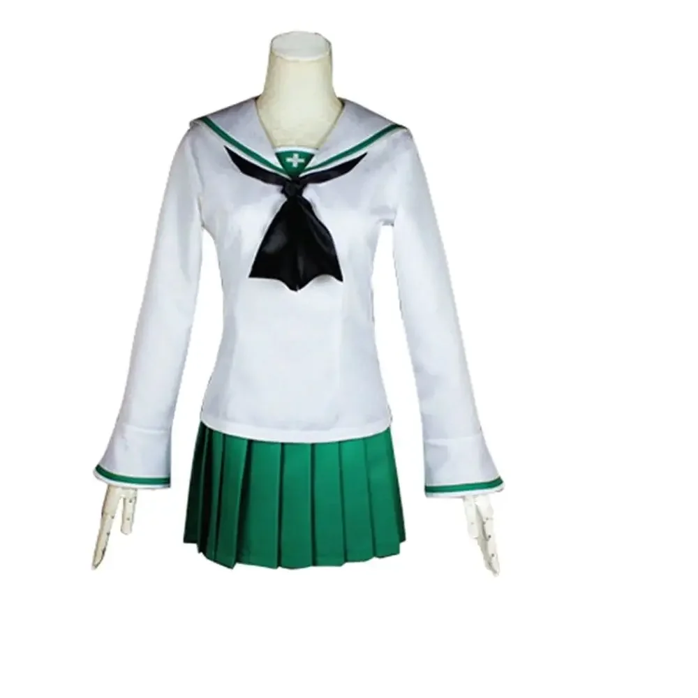 

Unisex Anime Cos Ooarai Girls High School Cosplay Costumes Outfit Halloween Christmas Uniform Custom Size