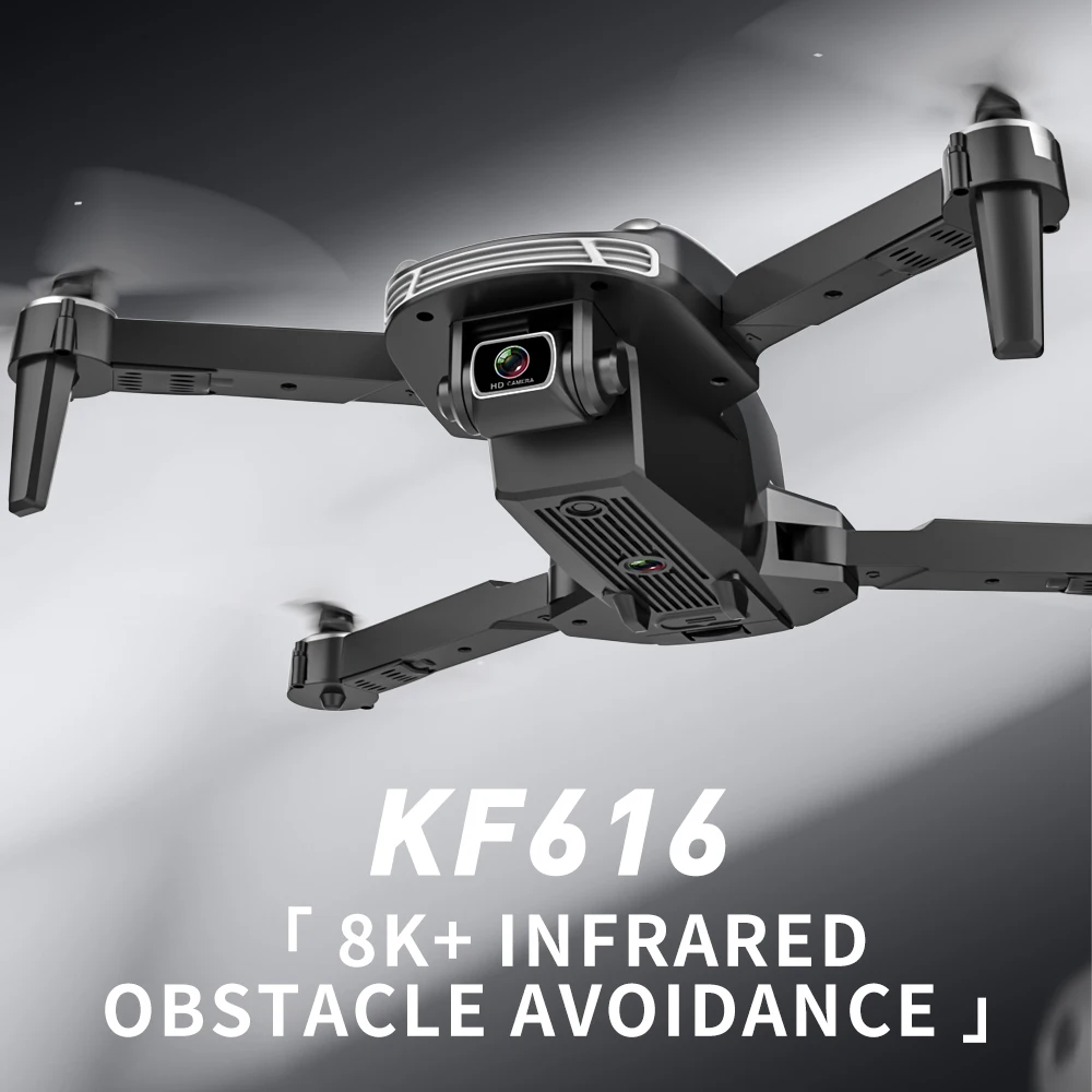 KF616 Rc Quadcopter Drone 8K Hd กล้องหลีกเลี่ยงอุปสรรค Drone กล้อง Cross-Border สินค้าใหม่รุ่นเครื่องบิน Dron ของเล่น