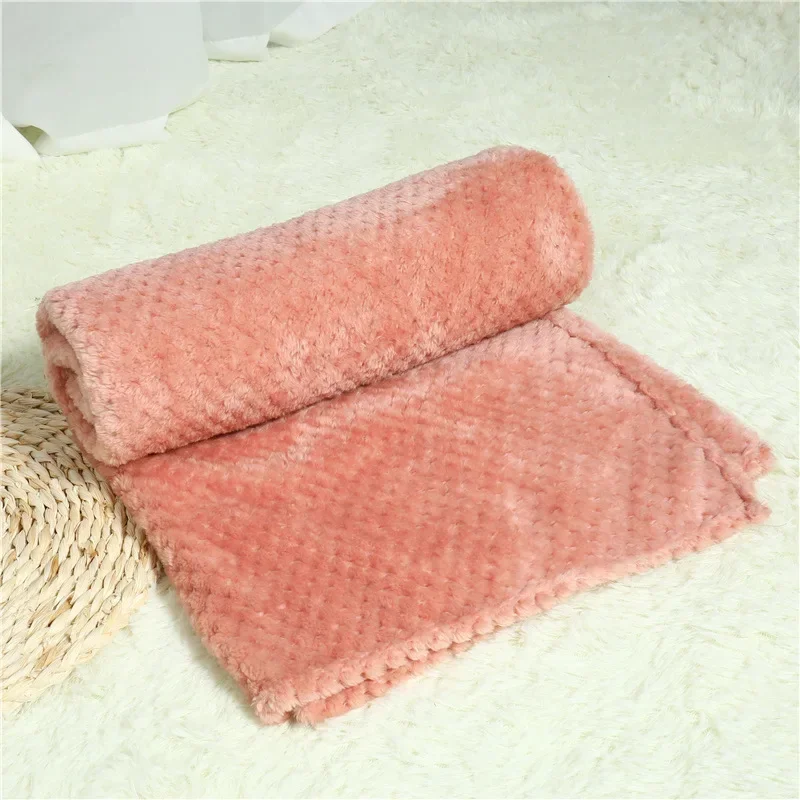 Pet Blanket Dog Fluffy Towel Blanket Fleece Sleeping Cover Towel Cushion for Dog Cats Mat Bed Blanket for Beds Winter Warm