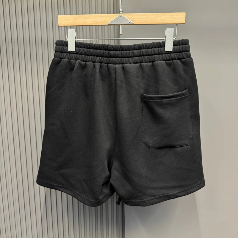 Big Paint Graffiti Stripe Splice Pink Black Shorts Loose Drawstring Shortpants for Men Women Summer Beach Holiday Sports Shorts