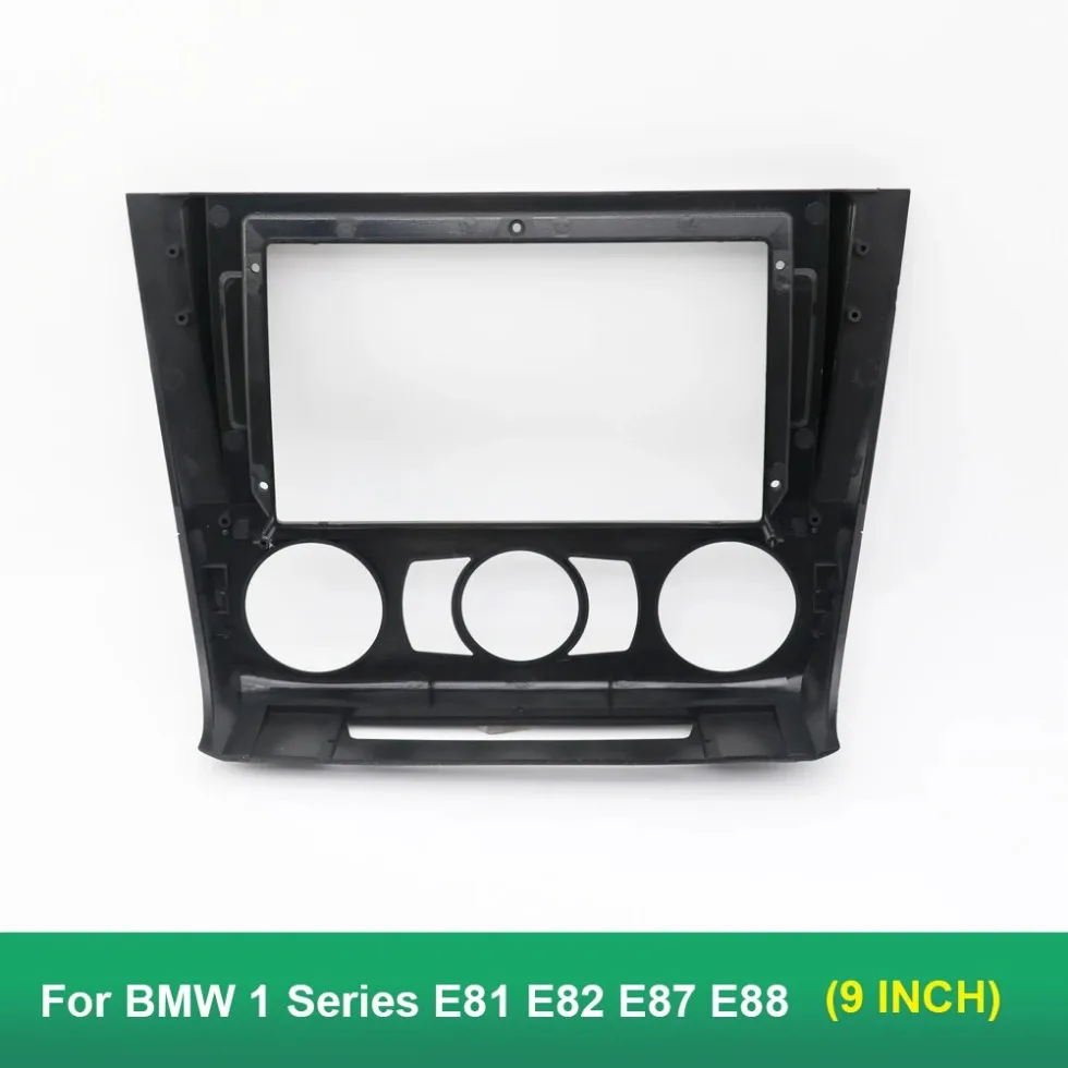 For BMW 1 Series E81 E82 E87 E88 2008-2012 Car Radio Fascias Installation Dash Frame 2 Din Panel DVD Gps Mp5 Android Player Trim