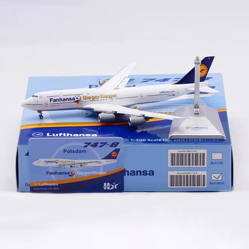 نماذج HX دييكاست 1:400 مقياس لوفتهانزا B747-8i D-ABYI محاكاة الطائرات سبيكة الانتهاء من تذكارية هواية جمع لعبة هدية