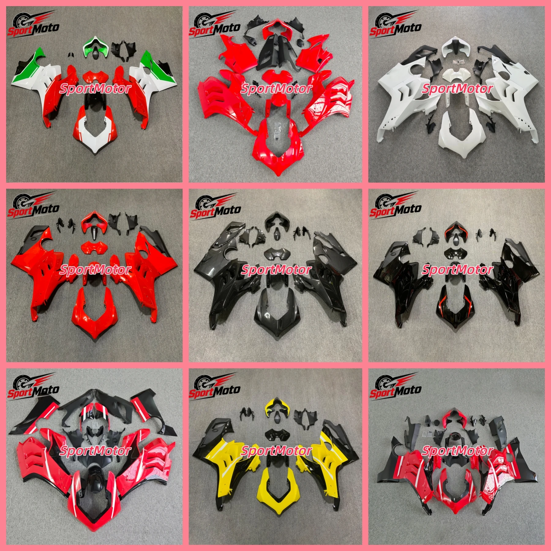 Fit For Ducati PANIGALE V4 V4S V4R 2021 2022 2023 2024 new ABS Fairing motorcycle Kit Body kit Full Set car shell protector yell