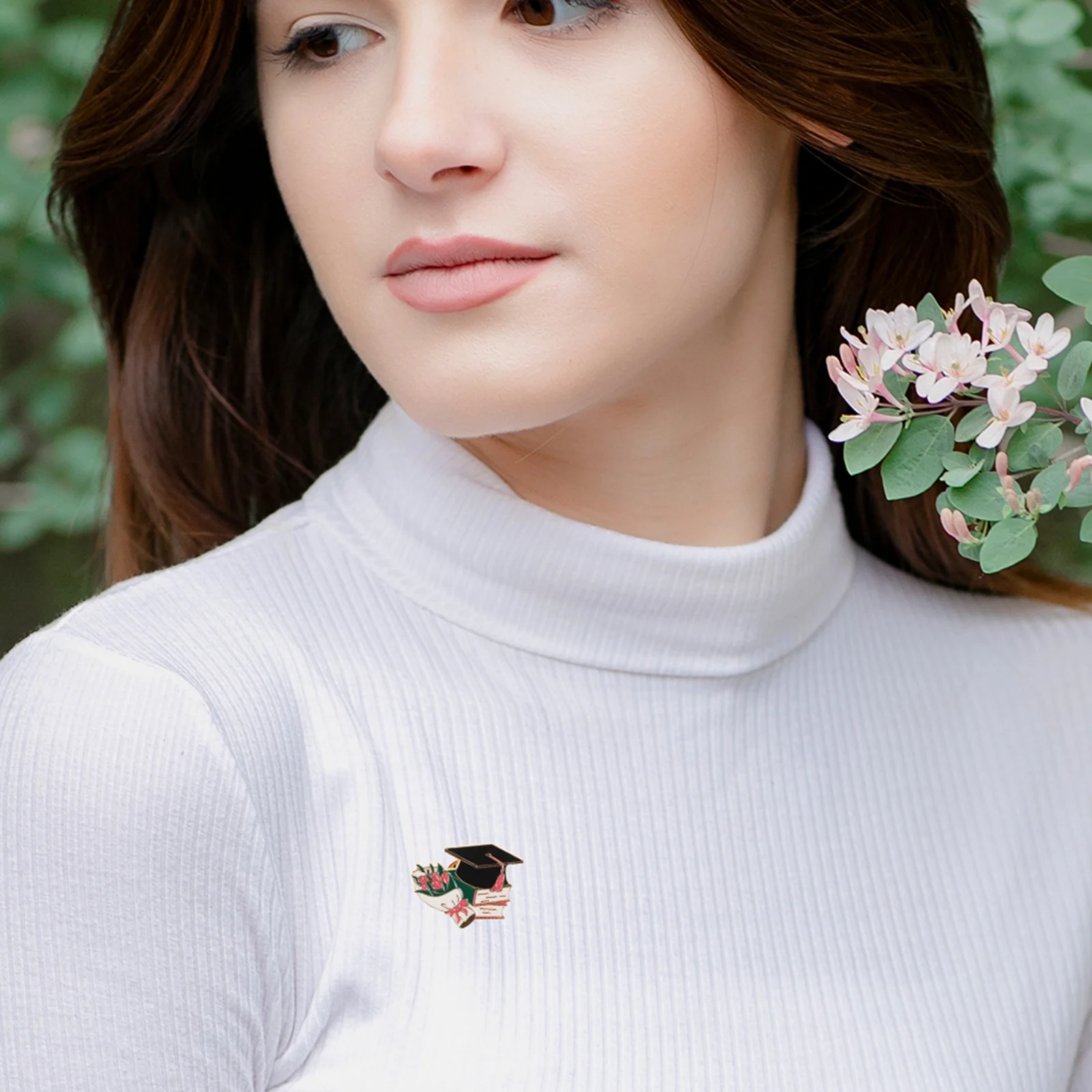 

5Pcs Graduation Cap Brooch Pin Metal Badge Clothes Bags Graduation Season Decoration Academic Achievement Keepsake