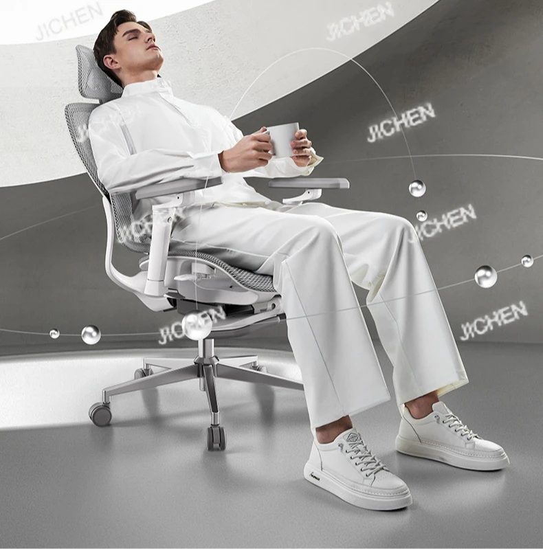 

Black and White E2Pro Ergonomic Chair Comfortable Sedentary Computer E-sports Chair Boss