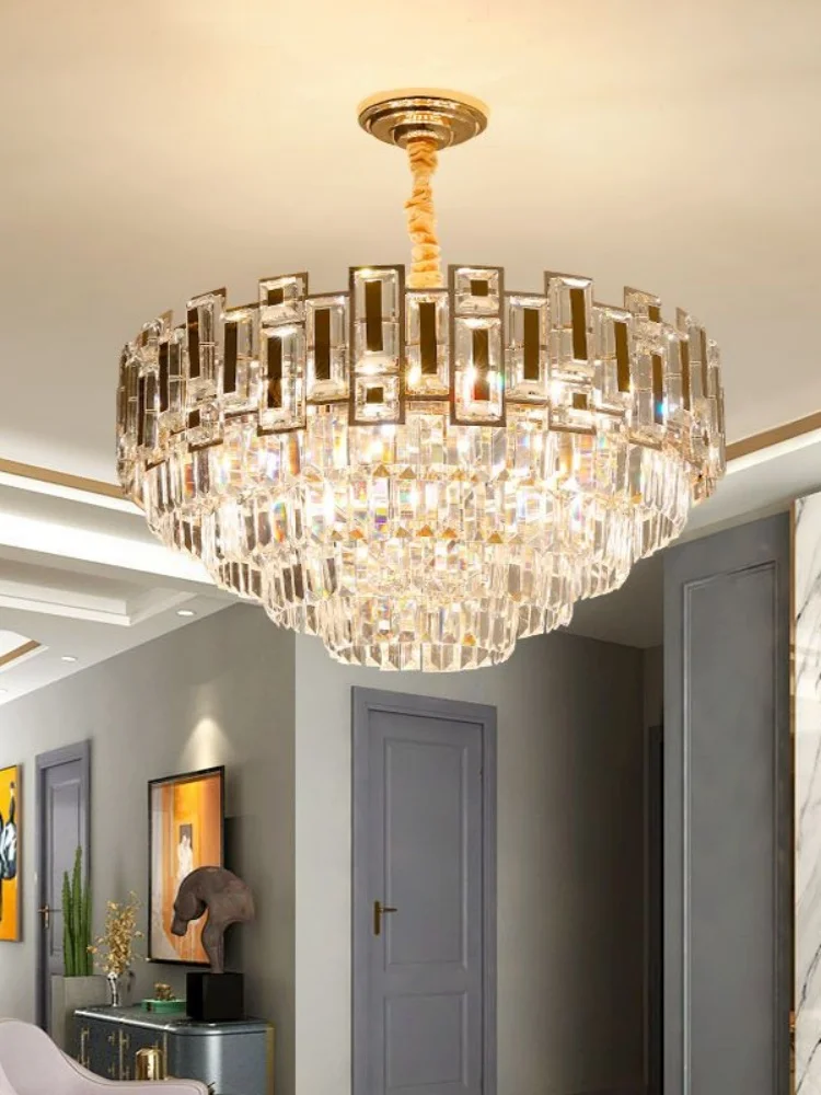 

Modern Luxury Pendant Light LED Crystal Light Furniture Decoration Bedroom Villa Living Room Light Dining Room Lighting Fixtures