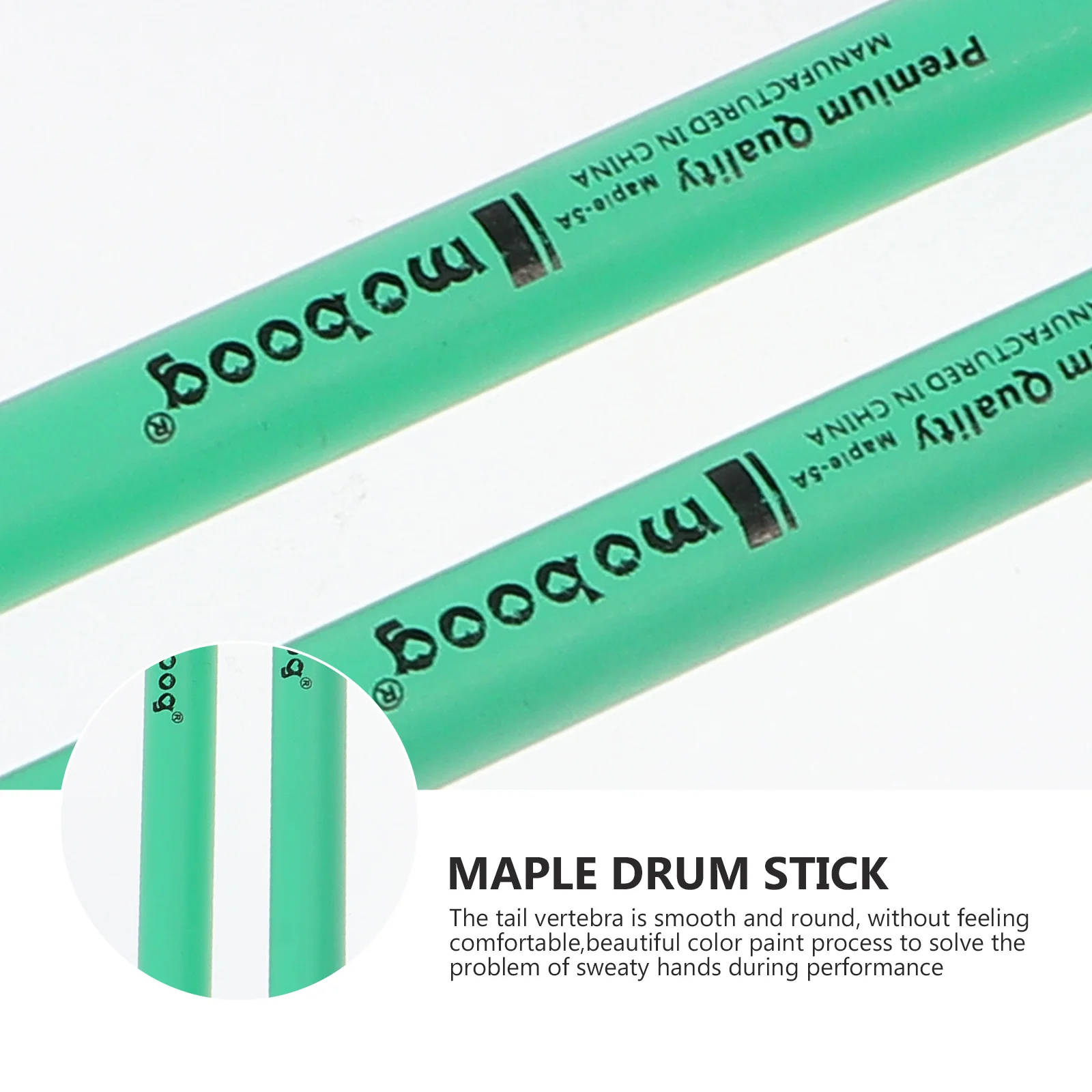 2 Pairs Maple Sticks 5a Drumsticks Accessories for Musical Simple Percussion Tool Wood Instruments Handheld Bag Child