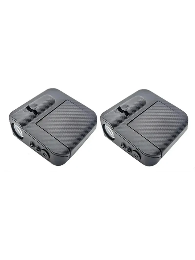 2pcs Car Door Projector LED Shadow Lights Lamp Car Accessories For Universal Vehicle Models Car Logo Wireless Courtesy Amagi