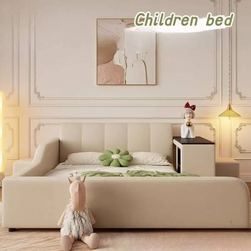 Bases de cama de terciopelo y lino con almacenamiento, marcos de cama dobles de madera de lujo, bases de dormitorio de estilo moderno, cama tamaño completo, muebles para el hogar.