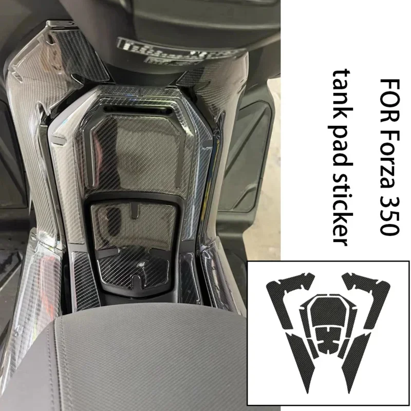 Fuel tank pad protective film suit for Honda NSS350 ForZA350 2020-2023 sticker gas fuel knee grip traction side