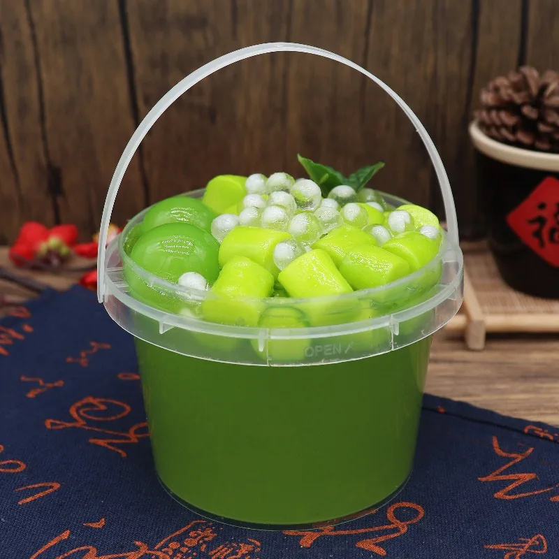 Simulation Panda Ice Tangyuan Food Model Bayberry Qingti Taro Round Ice Powder Jelly Mold