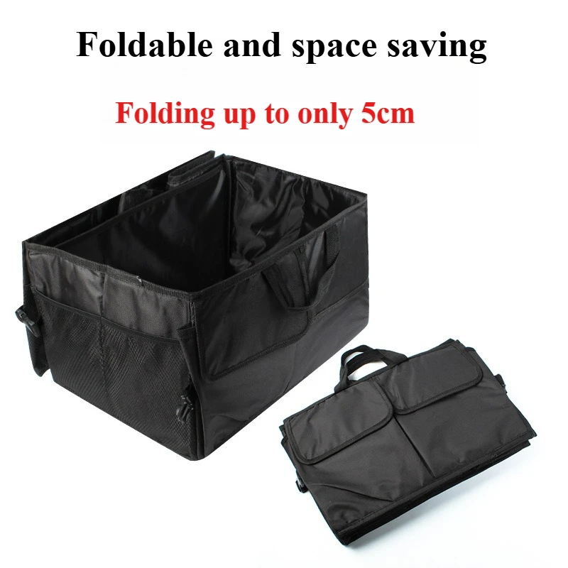 Trunk storage box, car supplies, foldable large car rental, storage box, camping car storage box image 5