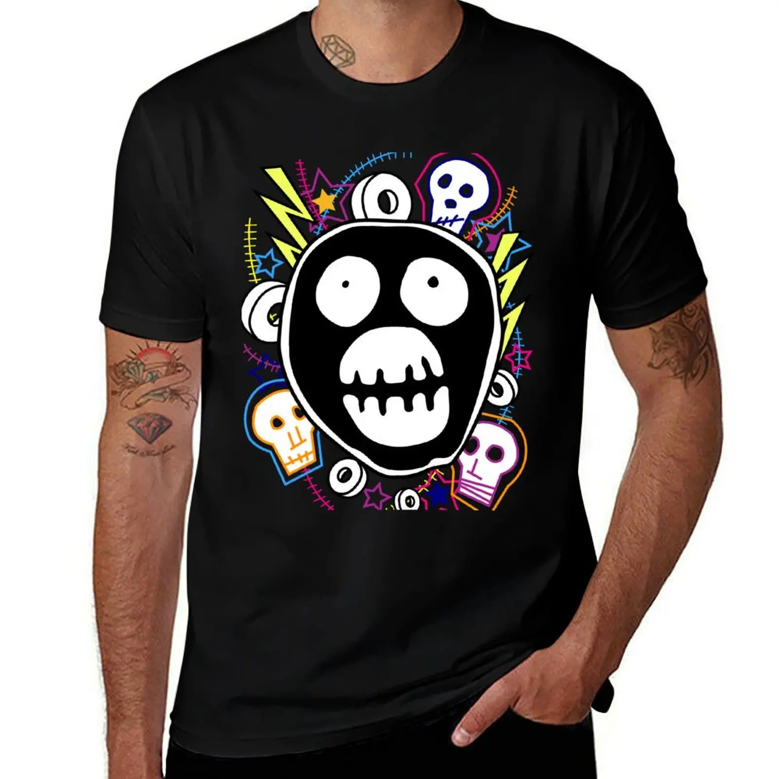 The Mighty Boosh logo T-Shirt vintage graphic tee shirts graphic summer clothes T-shirts for men cotton