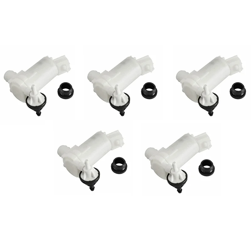

NEW-5Pcs Front And Rear Wiper Windshield Washer Pump 8260A217 For Mitsubishi Outlander 2011-2018