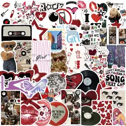 10/50pcs Cool Downtown Y2K Girls Stickers Trend Cartoon Decals Decoration DIY Skateboard Laptop Phone Bike Graffiti Kids Toys