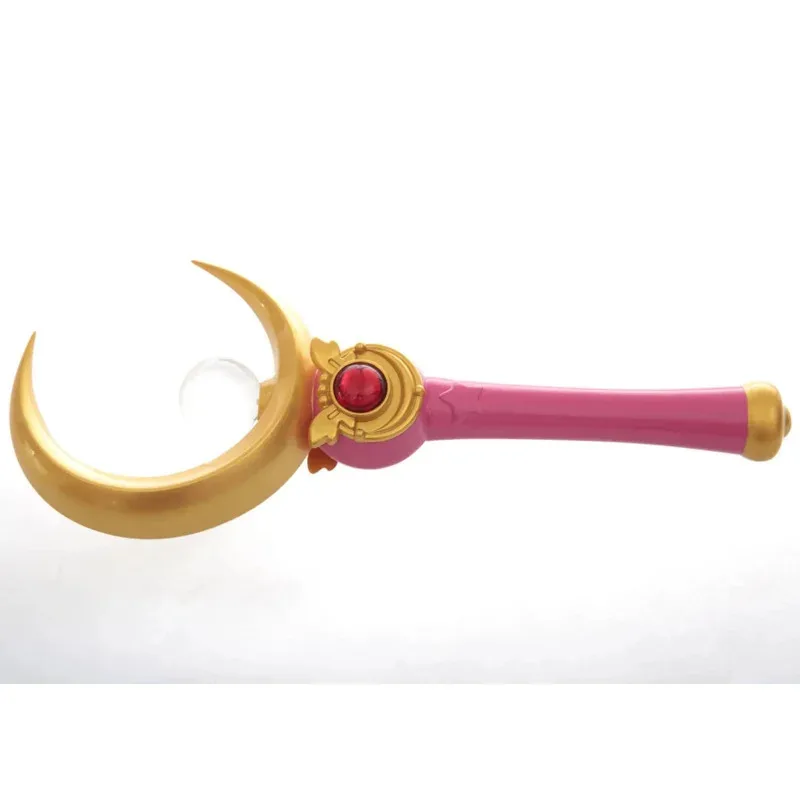 أنيمي كوسبلاي بحار والقمر Usagi Tsukino Moon Stick، إكسسوارات كريستال، زي حفلة الهالوين، كوميدي، للأطفال والكبار
