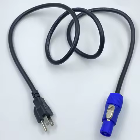 1 Meter US Plug PowerCON Power Cable AC Power Cord For LED Moving Head Lights Audio Stage Lighting LED Par DMX Fog Machines