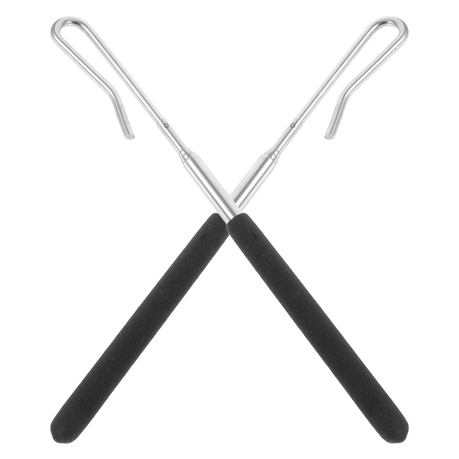 Hastes de controle de braço de fantoche, 2 peças, aço inoxidável, metal, palitos de fantoche, hastes acessórias para manipulação suave, bastão de controle de braço