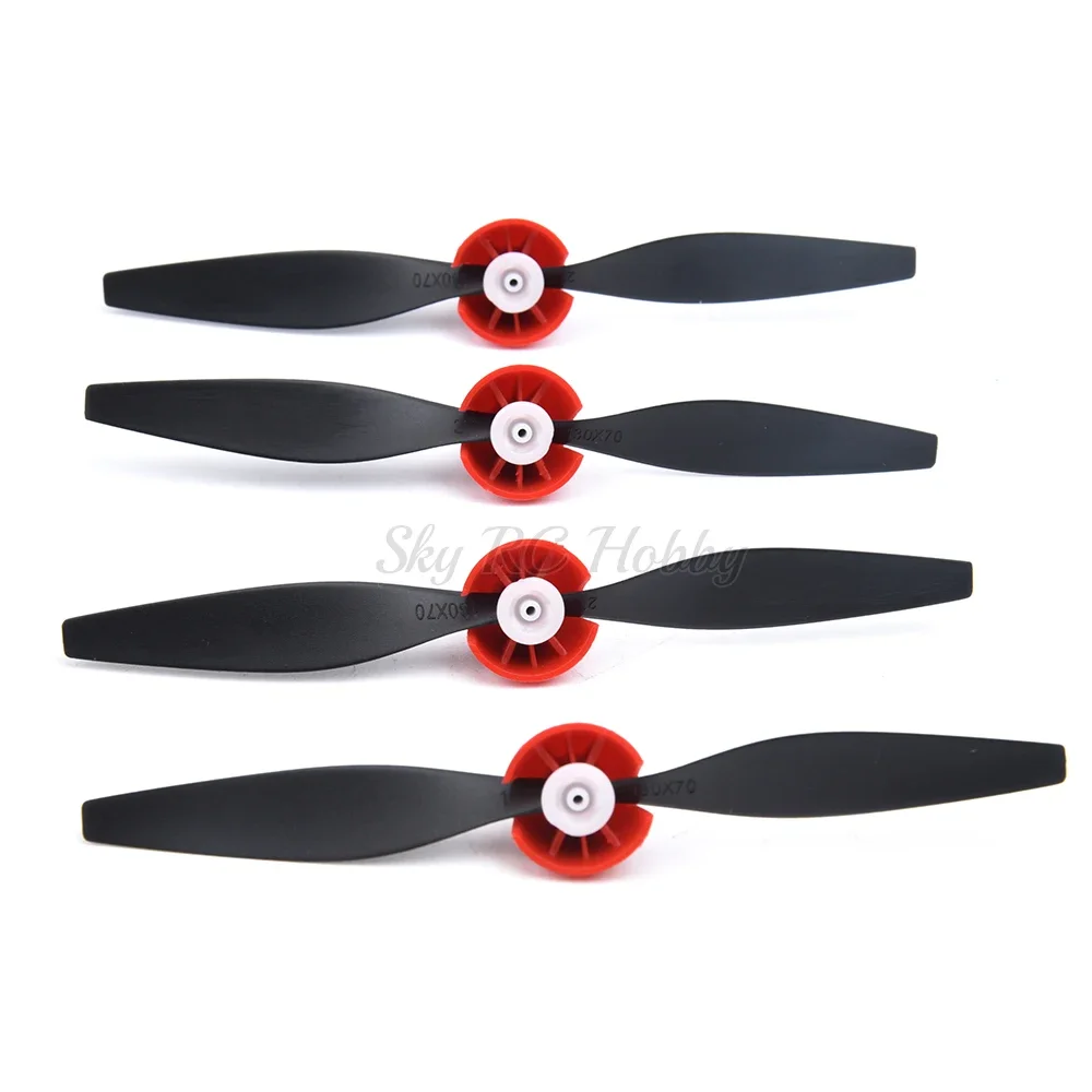 2/4PCS 130mmX70mm Propeller And Propeller Saver Shaft Adapter For VOLANTEXRC 761-5 P51D P-51D P5 Airplane Spare Parts