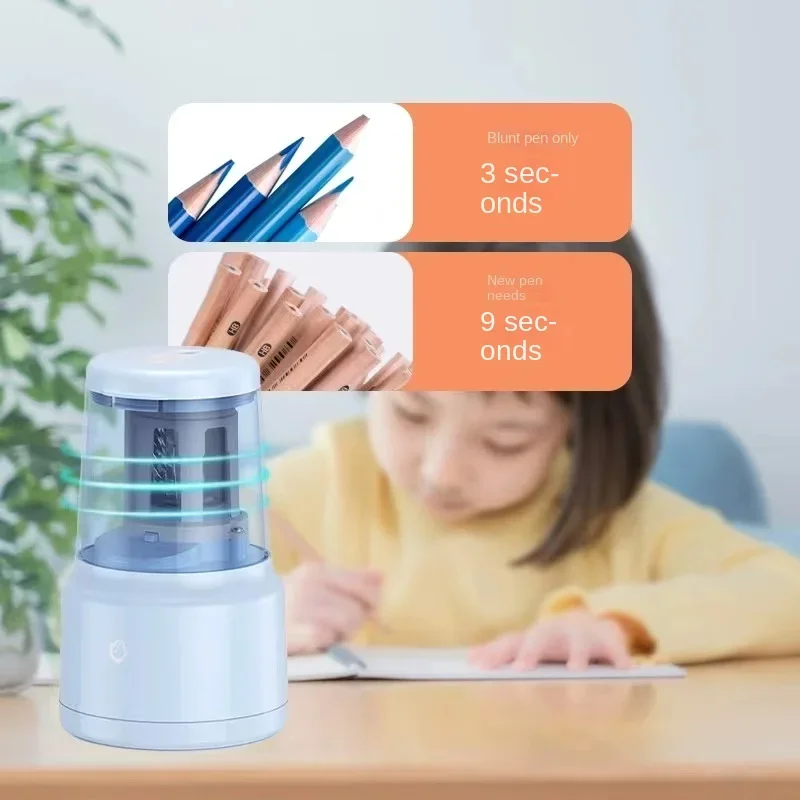 One Piece with Automatic Electric Pencil Sharpener Suitable for Back-to-school Gifts Colored Pencil Sharpener Machinery for Of