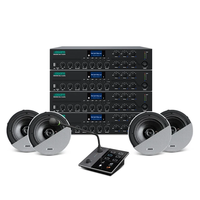 FM/USB Beschallung Soundsystem Mini Digital Mixer Verstärker für Restaurant/Bibliothek