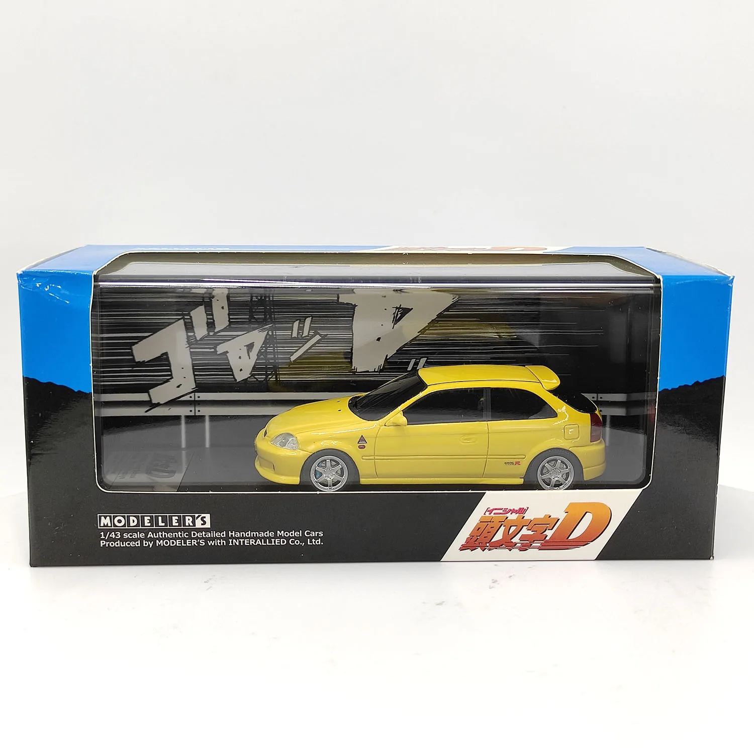 Window Burst MODELER'S 1:43 Scale Initial D EK9 Daiki Ninomiya Resin Car Model