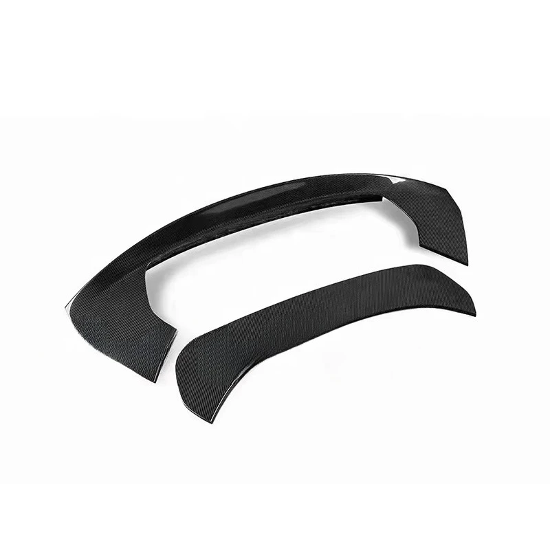 Dry Carbon Fiber Rear Spoiler Wing  Style Double Rear Trunk Lip for  SF90 Single Deck Car Bodykit