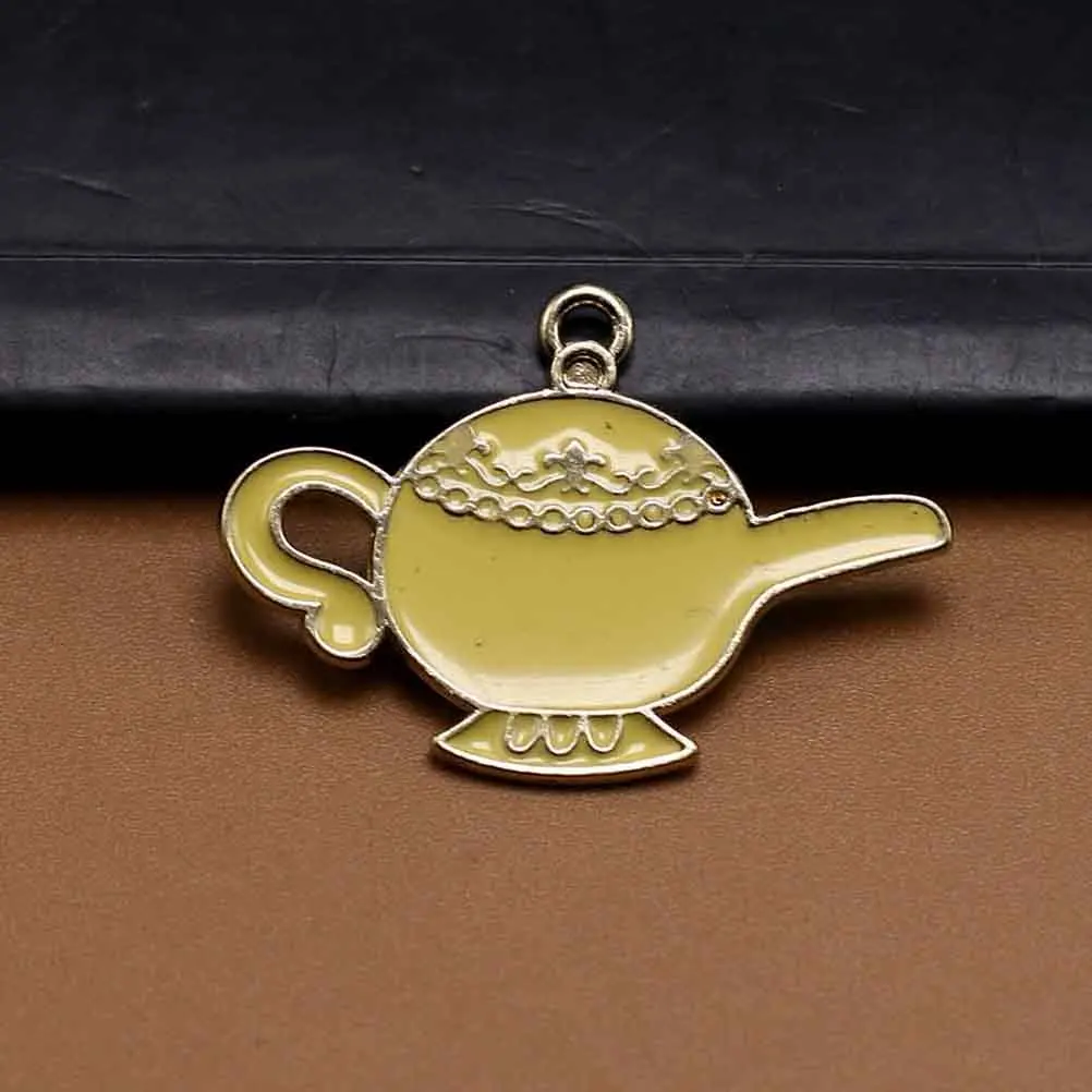 

10pcs Alloy Pendants For Jewelry Making Bracelet Earrings Keychains Diy Charms Durable Metal Pendant Set Golden Unique Design