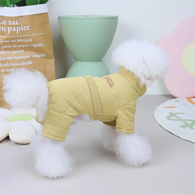 

Small Dog Costume Jumpsuit Rompers Winter Pet Clothes Puppy Dog Clothing Apparel Poodle Yorkies Pomeranian Dog Coat Jacket Pants