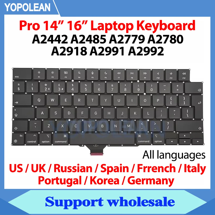 New A2442 A2485 Keyboard For Macbook Pro 14