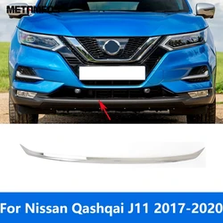 For Nissan Qashqai J11 2017 2018 2019 2020 Stainless Front Bumper Lip Trim Body Kit Spoiler Splitter Protector Car Accessories