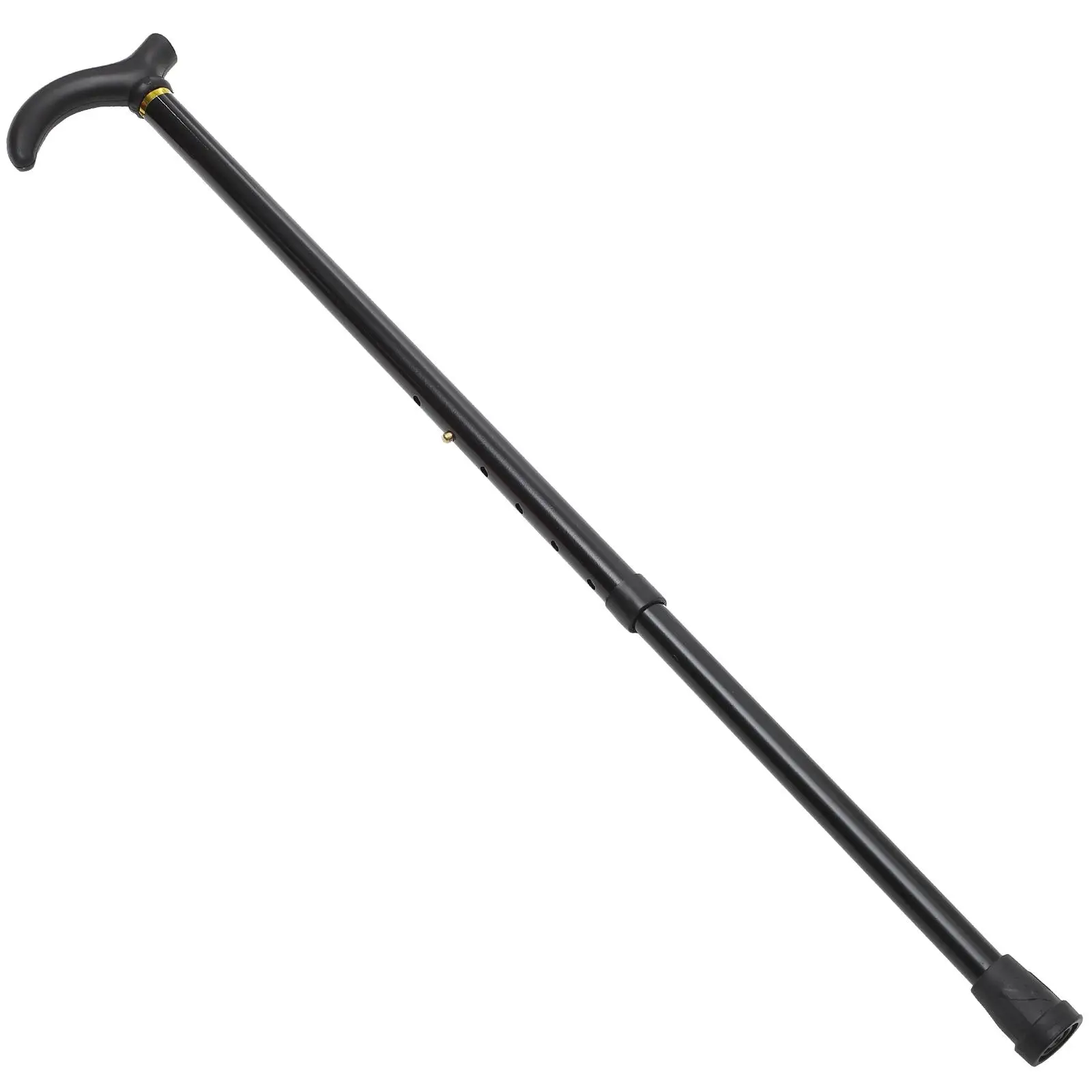 

Foldable Crutches Adjustable Walking Cane Cane for Men Aluminum Alloy Stick Non Slip Rubber Pads Strong