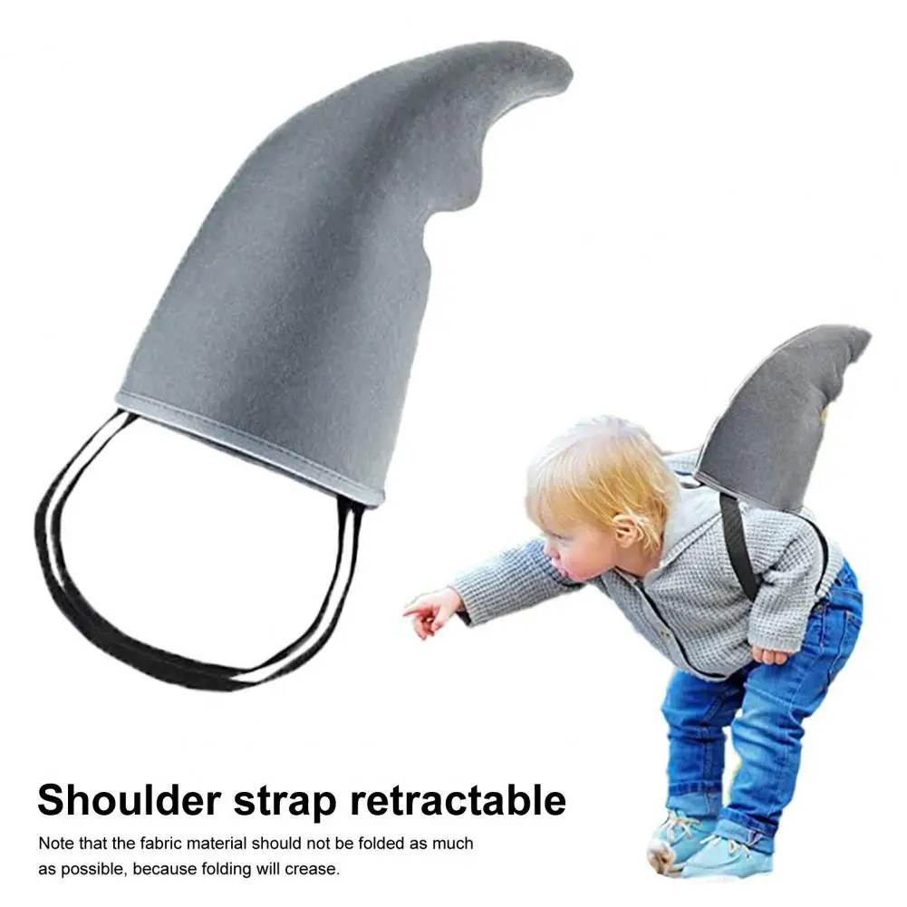 Fish Fin Costume Accessory Funny Stuffed Harness Retractable Fin Accessory for Adults Unique Pet Fish Costume Props for Party