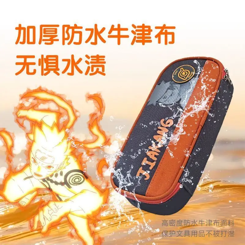 

Naruto Kakashi Pencil Case 3 Layers Large Capacity Stationery Set for Boys Thickened Multi Compartment