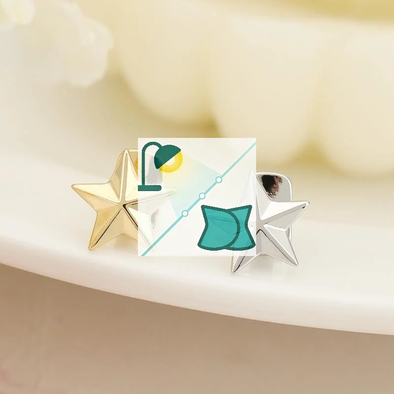 نجمة الأسنان جريلز الهيب هوب الذهب والفضة اللون قبعات الأسنان للنساء الرجال المجوهرات