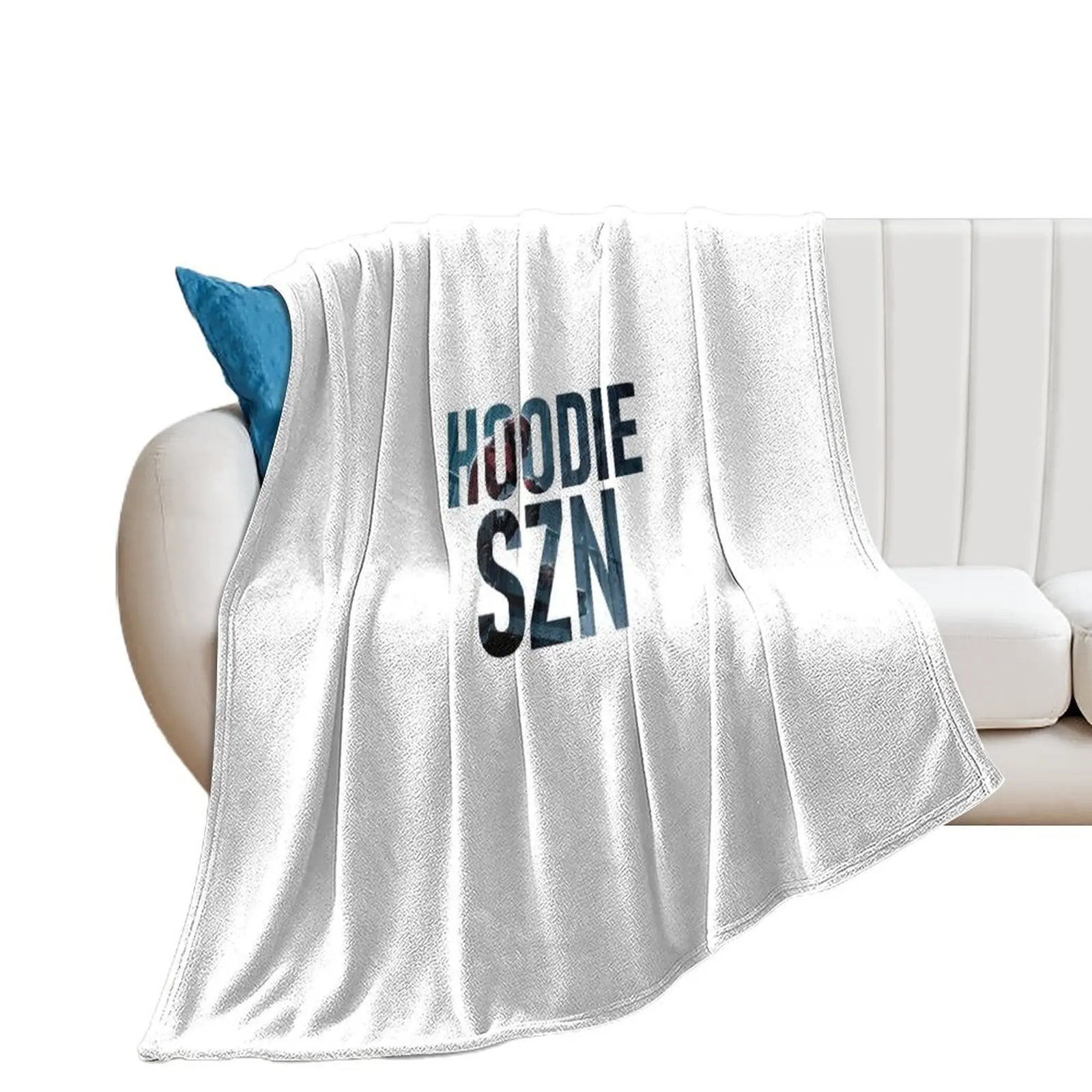 Hoodie SZN Throw Blanket funny gift valentine gift ideas Thin Blankets