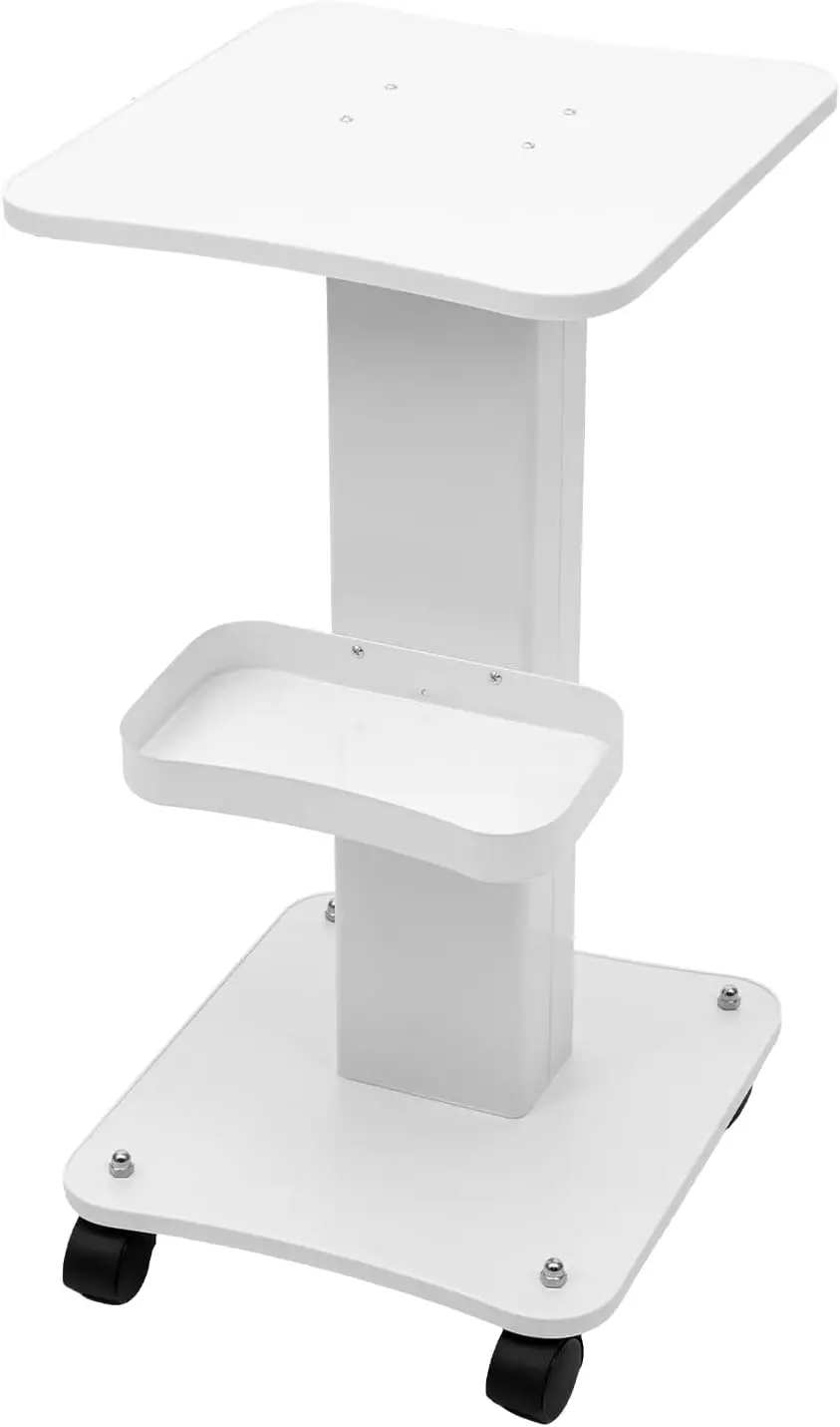 

Beauty Salon Trolley Cart, Esthetician Cart with Wheels, Salon Spa Rolling Trolley Stand Mobile Cart for Beauty Salons,Hospitals