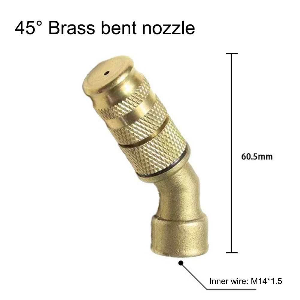 2 Pcs Adjustable Distance Brass Atomizer Nozzle Garden Electric Sprayer Nozzle Agricultural Spray Copper Nozzle Power Tool Parts