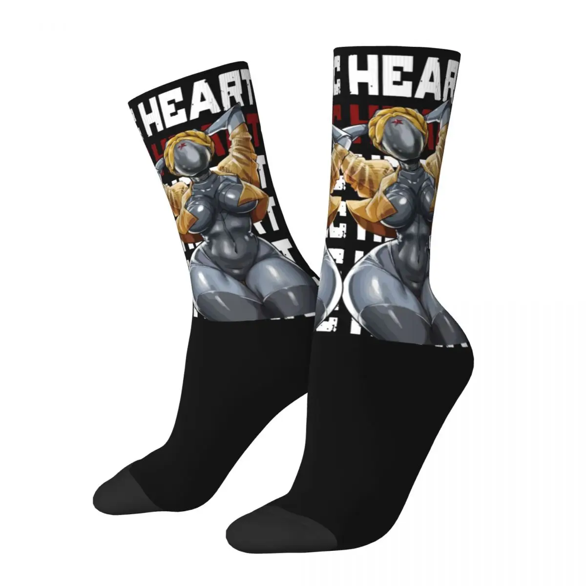 Men Women Atomic Heart Robot Twins Socks Cotton Casual Socks Harajuku Accessories Middle TubeSocks Best Gift