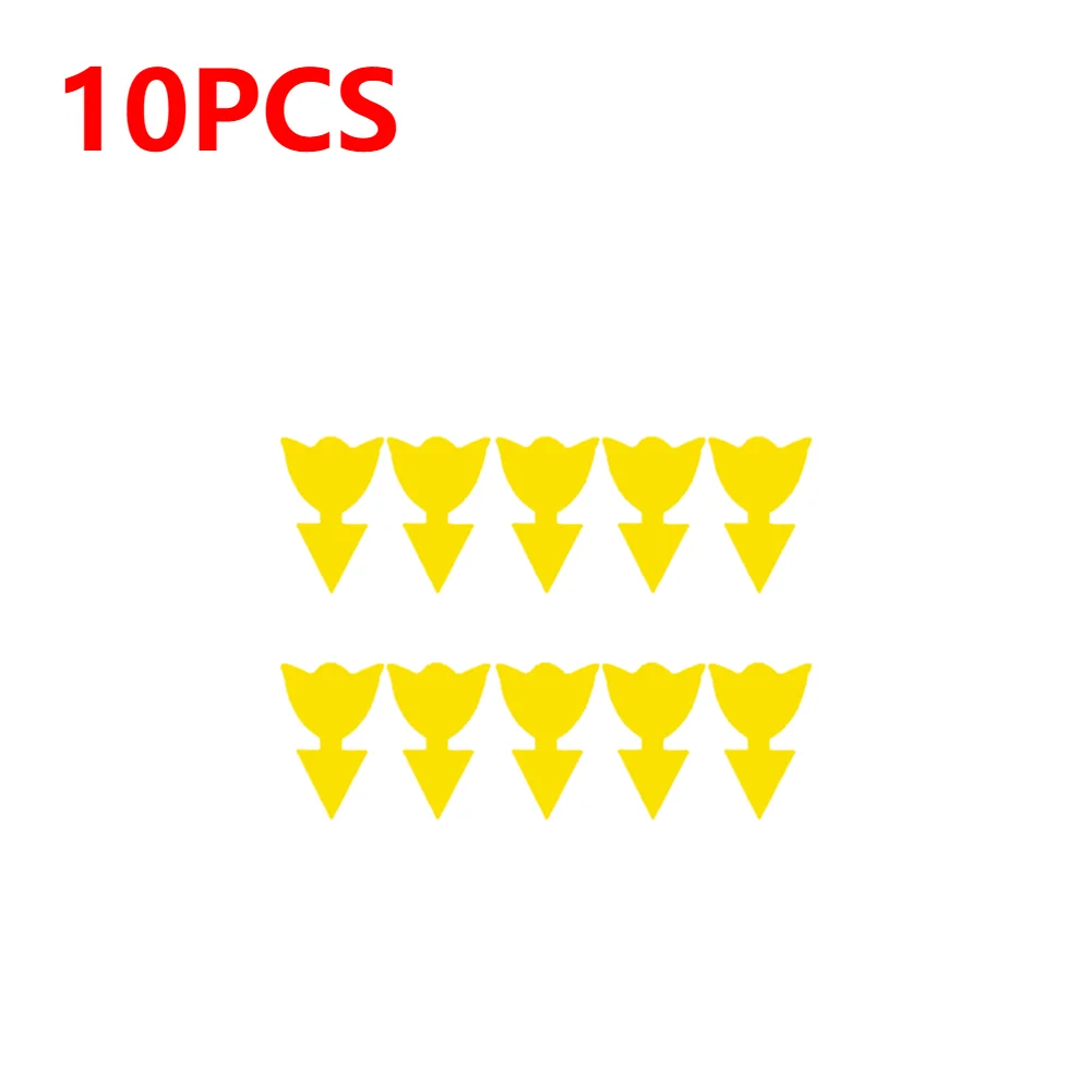 10-40 Stuks Vangplaten Fruit Fly Trap Geel Sticky Bug Trap voor Binnen Buiten Gebruik Insect Ongediertebestrijding tuin Sterke Lijm Plant